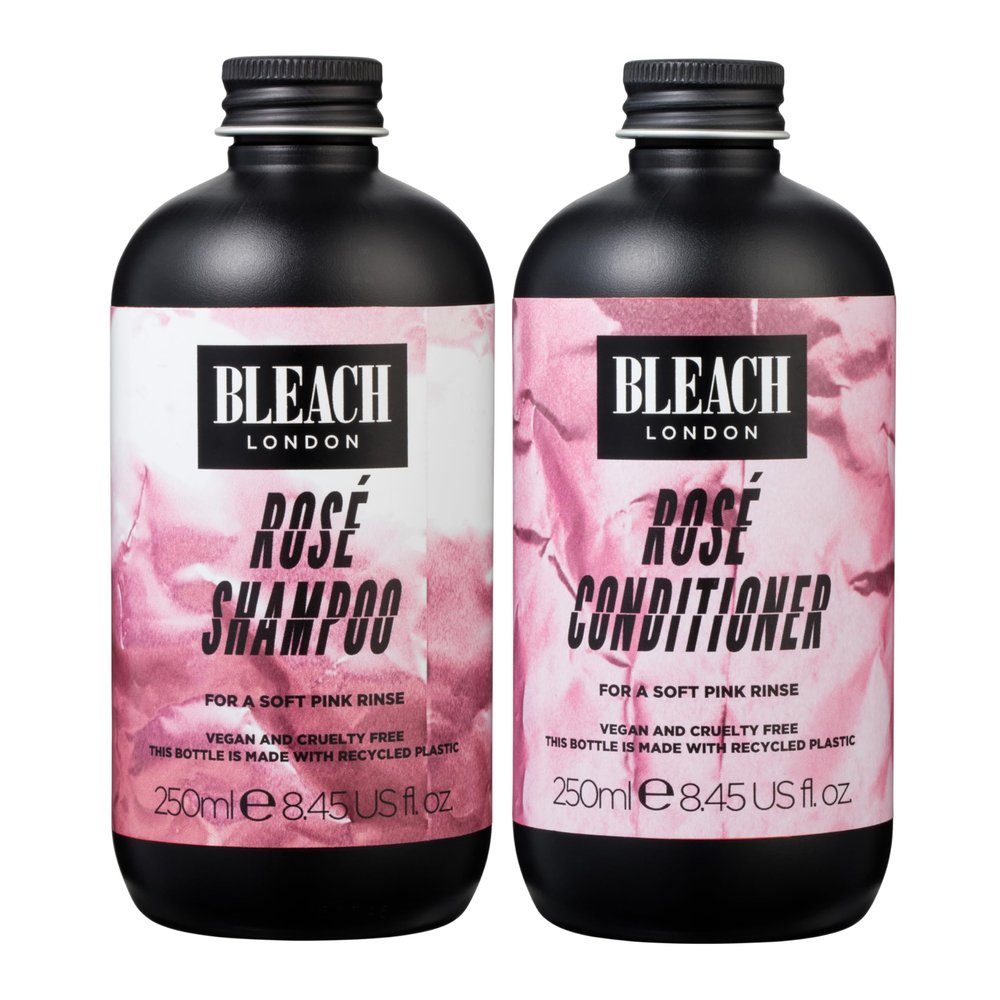 BLEACH LONDON Rose Shampoo & Conditioner Duo 250ml