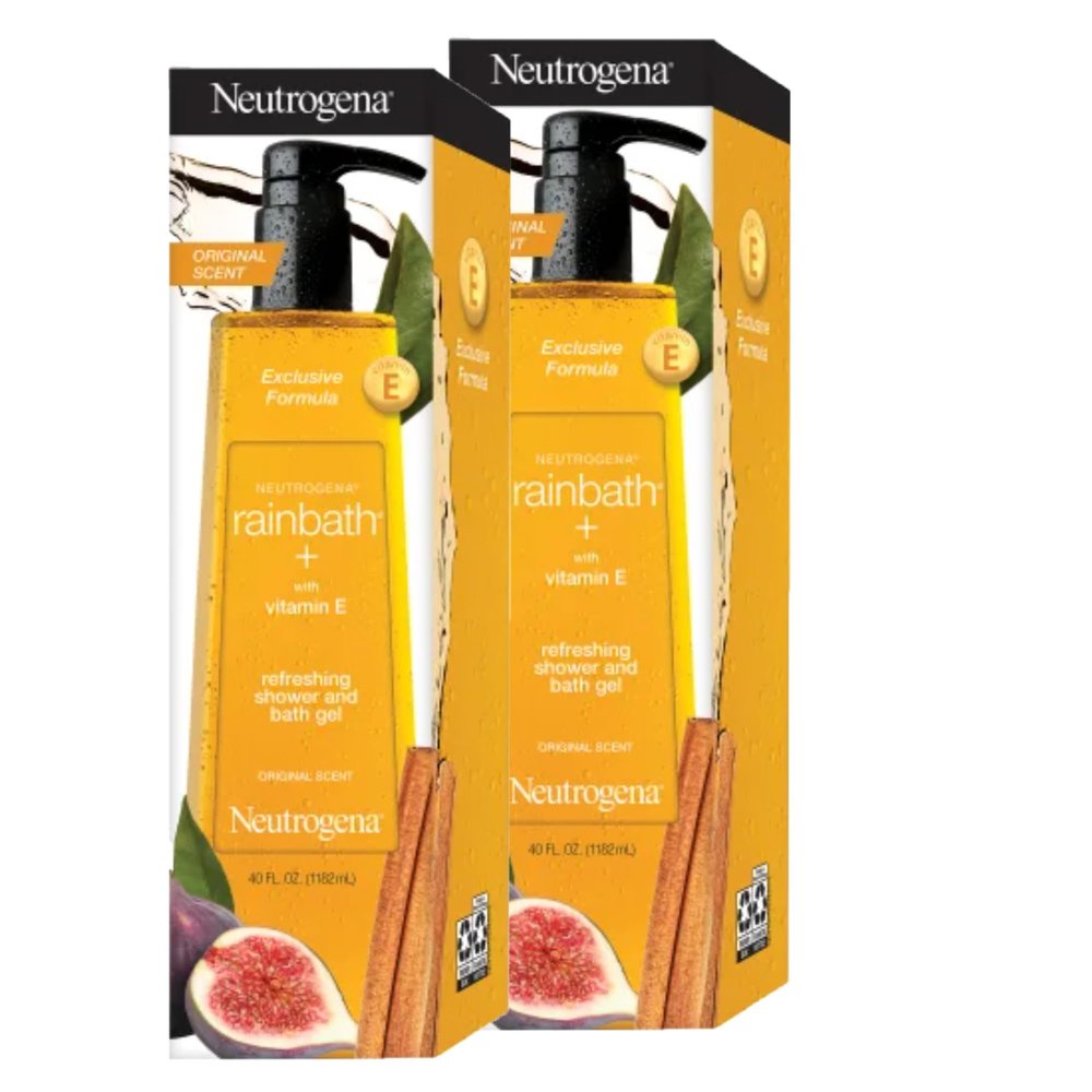 Neutrogena Rainbath Refreshing Shower and Bath Gel 40 Oz Bottle, Pack of 2