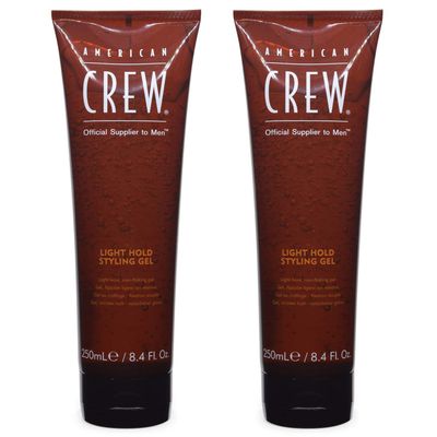 AMERICAN CREW Classic Light Hold Styling Gel 250ml / 8.45fl.oz. (Pack of 2)