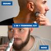 Wahl Groomsman Rechargeable Beard Trimmer kit for Mustaches, Nose Hair, and Light Detailing and Grooming with Bonus Wet/Dry Battery Nose Trimmer  Model 5622v view 2