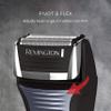 Remington F5 Power Series Foil Shaver, Electric Razor for Men, Cordless Rechargeable with Pop Up Trimmer, Pivot & FlexFoil Technology, Lightweight Handheld Design, Black view 3