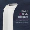 Remington Smooth & Silky Body & Bikini Kit, Cordless bikini trimmer and shaver for women, Waterproof for grooming in the shower, White/Pink view 3