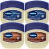 Vaseline Original & Cocoa Butter Healing Jelly Travel-Size Variety 4-Pack  Rich Moisturizing Ointment, Skin Protectant for Soothing Cracked, Dry Skin, 1.75 Oz Ea view 1
