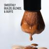 Bobbi Brown Full Coverage Face Brush | Round-Head Makeup Brush for Blending Liquid Foundation view 3