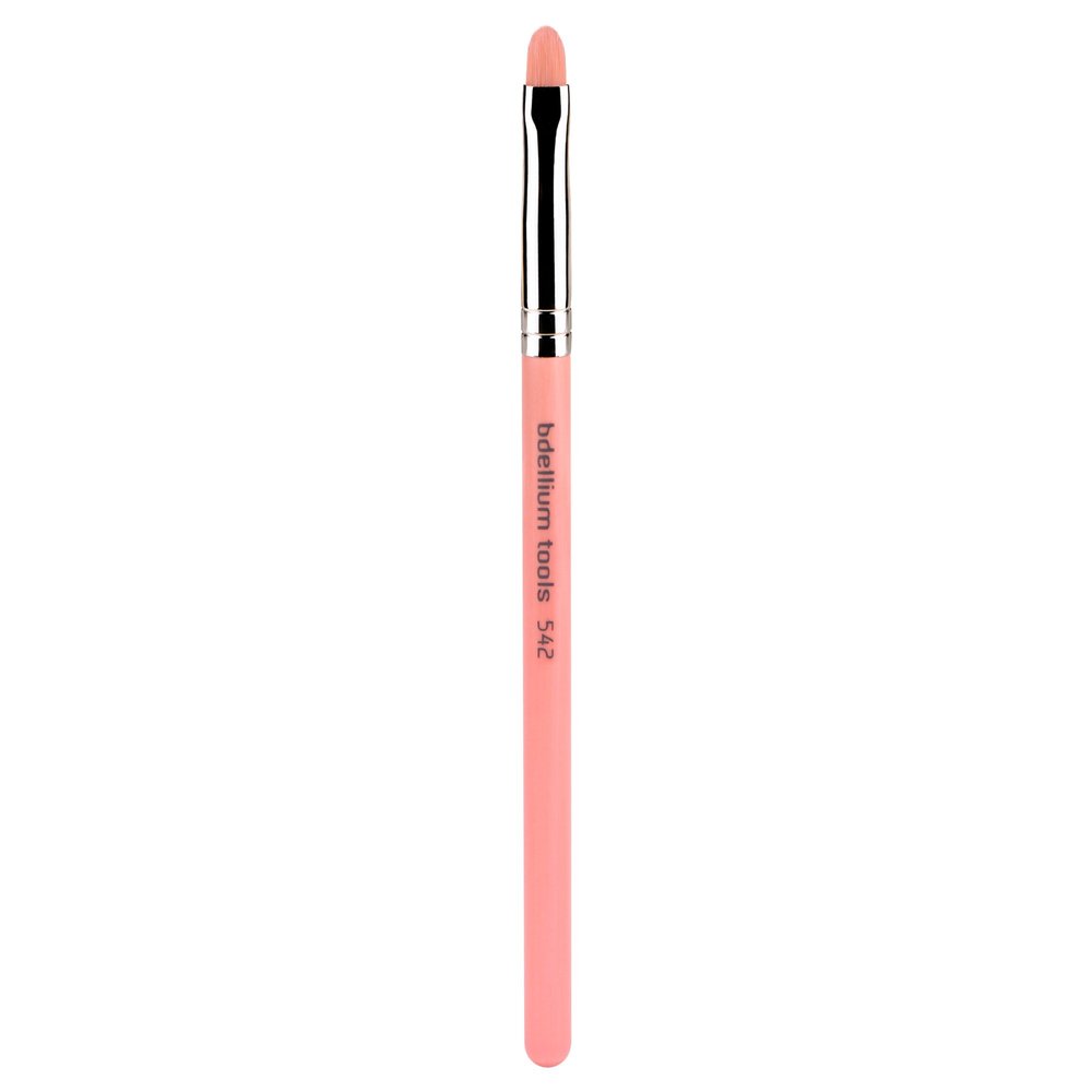 Bdellium Tools Professional Makeup Brush - Pink Bambu Series 542 Bold Lip - With Soft Synthetic Fibers, For Lip Application (Pink, 1pc)