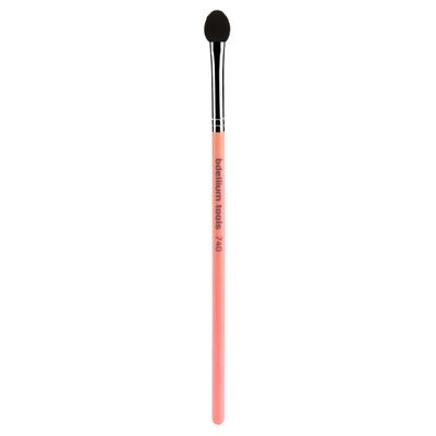 Bdellium Tools Professional Makeup Brush - Pink Bambu Series 740 Sponge Applicator - With Soft Rubycell Foam, For Eyeshadow Application (Pink, 1pc)