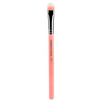 Bdellium Tools Professional Makeup Brush - Pink Bambu Series 775 Duet Fiber Shader - With Soft Synthetic Fibers, For Shading Eyeshadow (Pink, 1pc)