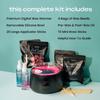 KoluaWax Premium Waxing Kit for Women - Beginner Friendly - Complete Wax Kit that includes 14oz of Wax Beads, Applicator, Pre and Post Care, Suitable for Sensitive Skin (Black) view 3