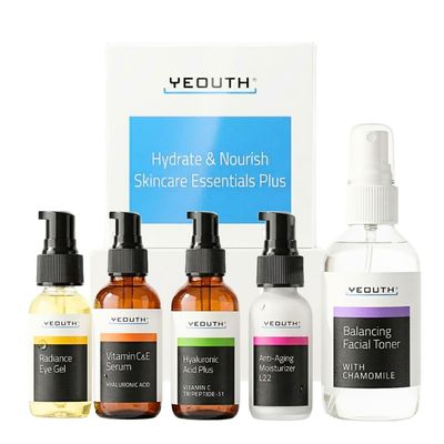 YEOUTH Skin Care Set for Complete Daily Skincare Routine 5-Piece