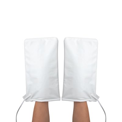 ForPro Professional Collection Premium Heated Mitts, Electric Thermal Moisturizing Hand Warmers for Spa Treatments, Dual Temperature Settings, 1-Pair
