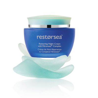 Restorsea Restoring Night Cream Hydrating Cream for Normal to Dry Skin Supports Overnight Skin Renewal & Radiance With Vibransea Complex & Wild Oat Clean, Non-Toxic, Hypoallergenic 1.7oz