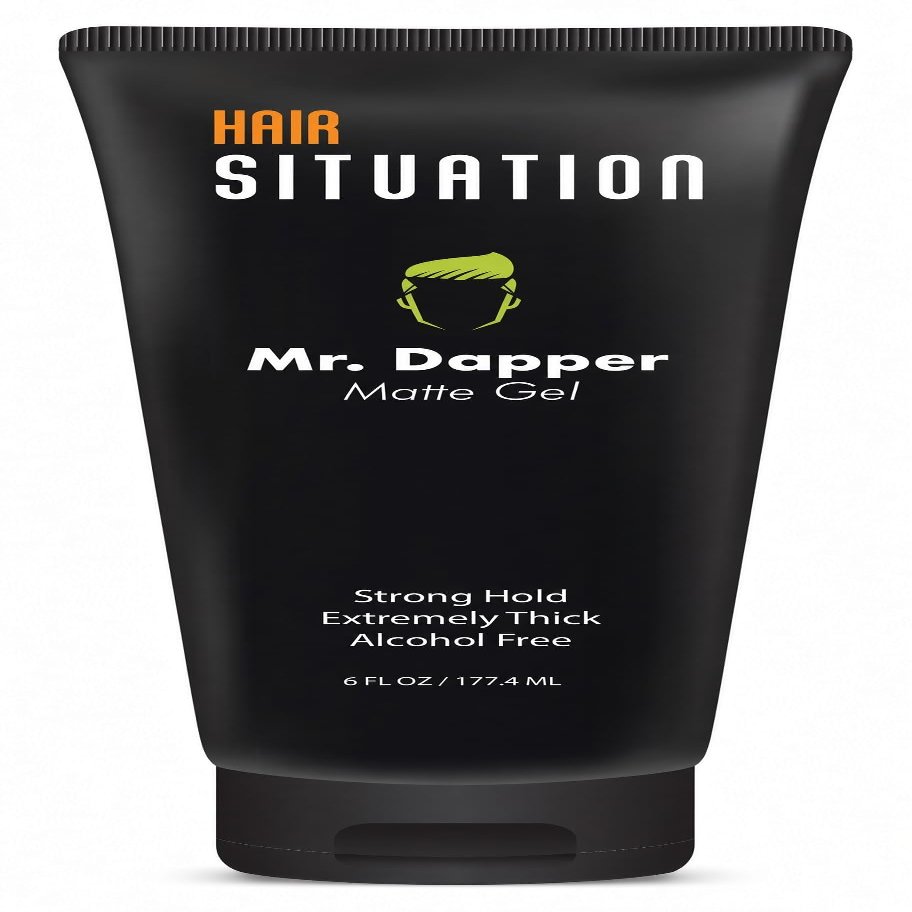 Hair Situation Mr. Dapper Matte Hair Gel Strong Hair Gel Style 6 Fl Oz