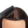 20-22" 100% Human Hair Mannequin Head Training Head Cosmetology Manikin with Free Clamp (Natural Black) view 4
