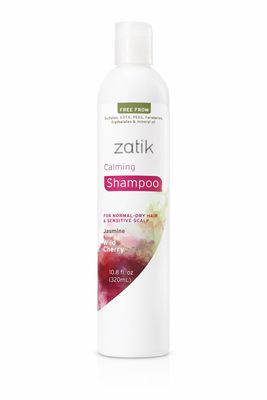 Zatik Naturals Calming Shampoo, Jasmine & Wild Cherry, 10.8 oz