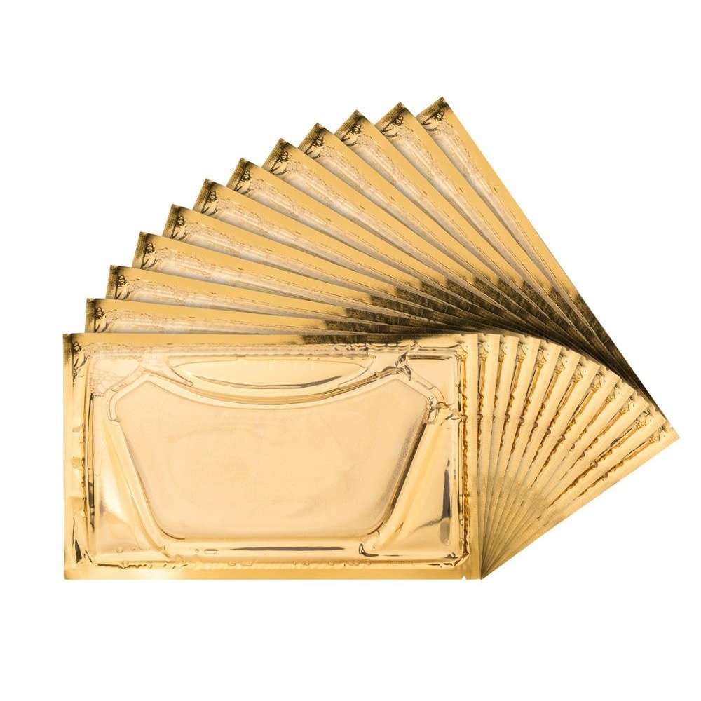 12 PCS - LE SUBTILE luxe for men Gold Neck & Decollate Lifting Treatment Mask