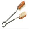 Redecker Goat Hair Leaf Cleaning Brush with Oiled Pearwood Handle, Dust Removal for Houseplants, 13-3/4-Inches view 1