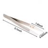 2 Pack Precision Ceramic tweezers Non-Conductive Anti-Static Highly Heat Resistant Tweezers view 2