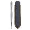 GERMANIKURE Slanted Tweezers in Leather Case - Made in Solingen Germany view 1