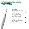 GERMANIKURE Slanted Tweezers in Leather Case - Made in Solingen Germany view 2