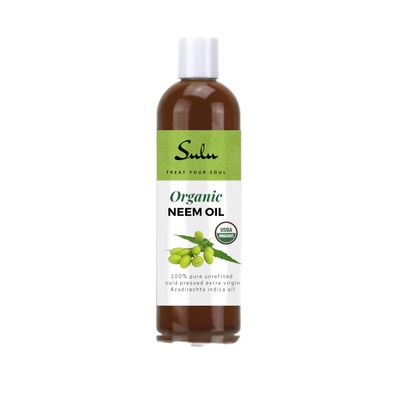 100% Pure Organic Unrefined Virgin Cold Pressed Neem Oil 8 fl.oz