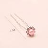 20 Pcs Wedding Bridal Imitation Pearls Crystal Rhinestone U Shaped Flower Hair Pins Clips - Women Hair Jewelry Accessories (Pink) view 2