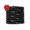 L. Erickson Grab & Go Ponytail Holders, Black, Set of Eight - Exceptionally Secure with Gentle Hold view 1