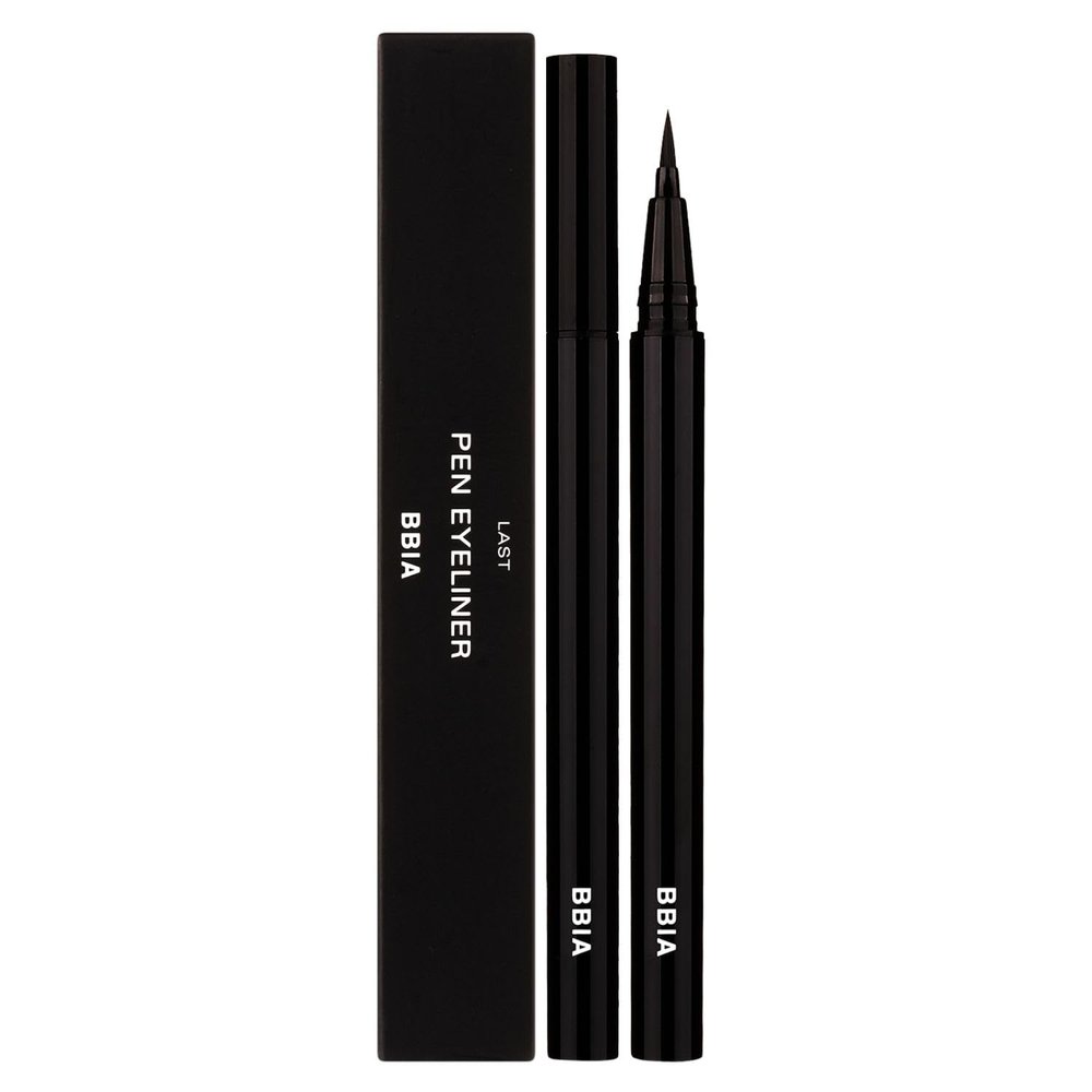 BBIA Last Pen Eyeliner - Waterproof Liquid Pen Eye Liner Long-Lasing Quick Dry Multi-Proof Easy Drawing Ink Tank Type with Precise & Flexible Fine Brush No-Skip Korean Eye Makeup (01 SHARPEN BLACK)