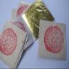 24k Gold Premium 50 Leaf Sheets 4 x 4 cm Geniune Gold Leaf Pure Facial Mask Original for Better Skin view 2