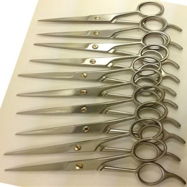 10 PCS 5" Professional Barber Scissors/Shears Stainless Steel