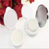 15g 0.5oz Empty White Silver Edge Cosmetic Make-up Powder Container Air Cushion Puff Case Box With Sponge and Mirror for BB CC Liquid Foundation Cream view 3