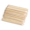 100pcs Nail Art Orange Wood Stick Sticks Cuticle Pusher Remover Manicure Pedicure Tool view 1