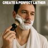 G.B.S Synthetic Shaving Brush with Travel Tube - Professional Wet Shaving Kit, Vegan Bristles, Mens Grooming Essentials view 3