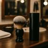 G.B.S Synthetic Shaving Brush with Travel Tube - Professional Wet Shaving Kit, Vegan Bristles, Mens Grooming Essentials view 4