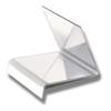 Make It Rite Mirror 4" Wide 2-Way for face Down vitrectomy Eyesight and COVID-19 proning Lung Recovery view 1