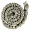 Mehron Makeup Crepe Hair | Fake Hair for Special Effects Makeup, Theatre, Stage & Screen, Cosplay, Halloween FX| 12 Inch Extra Long Braid (Light Grey) view 1
