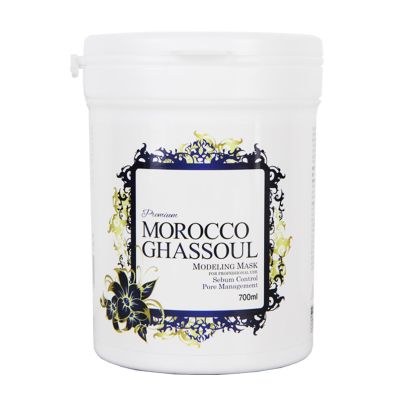 700ml Premium Modeling Mask Powder Pack Morocco Ghassoul for Oil Control & Pore Management