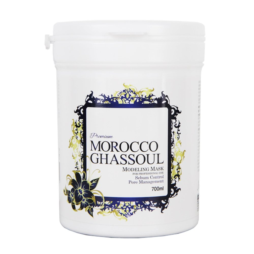 700ml Premium Modeling Mask Powder Pack Morocco Ghassoul for Oil Control & Pore Management