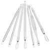 7 Pcs Acne Blackhead Pimple Blemish Extractor Remover Tool Kit Facial Treatment Set view 2