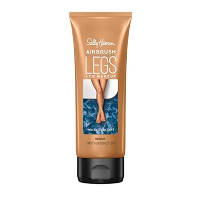 Sally Hansen Airbrush Legs, Leg Makeup, Medium, Easy Application, Flawless Looking Legs, Water Resistant, Transfer Proof Lotion