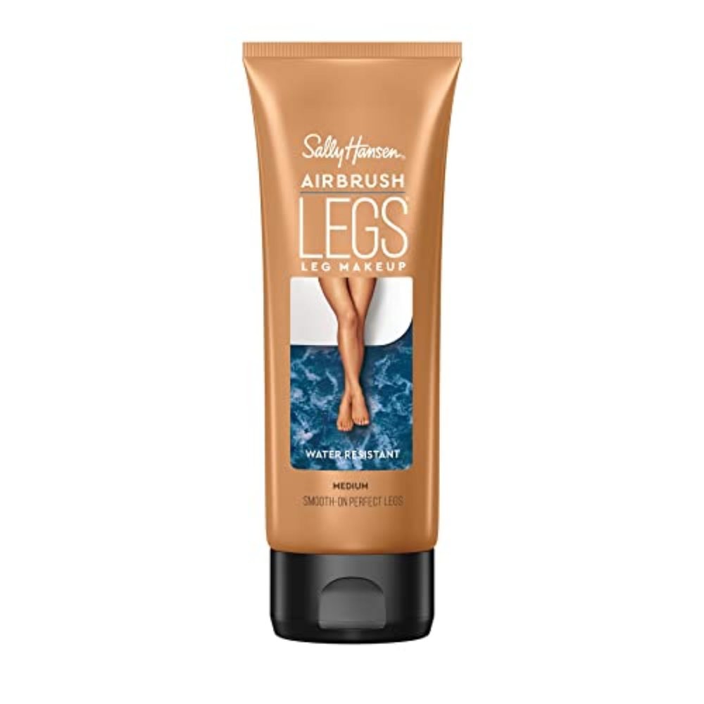 Sally Hansen Airbrush Legs, Leg Makeup, Medium, Easy Application, Flawless Looking Legs, Water Resistant, Transfer Proof Lotion