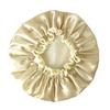 2PCS Women Lady Waterproof Elastic Double Layers Shower Caps Bath Spa Hat Hoods Bathroom Products (Yellow) view 2