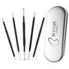 TAYTHI Blackhead Remover Tool, Pimple Popper Tool Kit, Blackhead Extractor Tool for Face, Extractor Tool for Comedone Zit Acne Whitehead Blemish, Stainless Steel Extraction Tools view 1