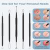 TAYTHI Blackhead Remover Tool, Pimple Popper Tool Kit, Blackhead Extractor Tool for Face, Extractor Tool for Comedone Zit Acne Whitehead Blemish, Stainless Steel Extraction Tools view 3