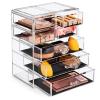 Sorbus Acrylic Makeup Organizer Set, 7-Drawer Vanity & Countertop Cosmetic Storage with Small & Wide Drawers, Clear Makeup Storage for Brushes, Lipsticks, Jewelry  Holiday Gift for Women & Teens view 1