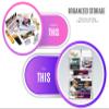 Sorbus Acrylic Makeup Organizer Set, 7-Drawer Vanity & Countertop Cosmetic Storage with Small & Wide Drawers, Clear Makeup Storage for Brushes, Lipsticks, Jewelry  Holiday Gift for Women & Teens view 4