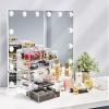Sorbus Acrylic Makeup Organizer Set, 6-Drawer Vanity & Countertop Cosmetic Storage with Small & Wide Drawers, Clear Makeup Storage for Brushes, Lipsticks, Jewelry  Holiday Gift for Women & Teens view 2
