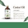 SULU ORGANICS 1 Gallon 100% COLD PRESSED HEXANE FREE CASTOR OIL USP view 3