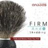 Anbbas Pure Badger Bristles Shaving Brush Black Wood Handle and Refill Soap Bar 100g,Stainless Steel Shaving Stand and Soap Cup Kit Perfect for Men view 3
