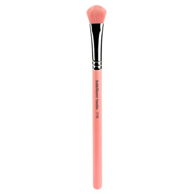 Bdellium Tools Professional Makeup Brush - Pink Bambu Series 778 Large Shadow - With Soft Synthetic Fibers, For Applying Shadow (Pink, 1pc)