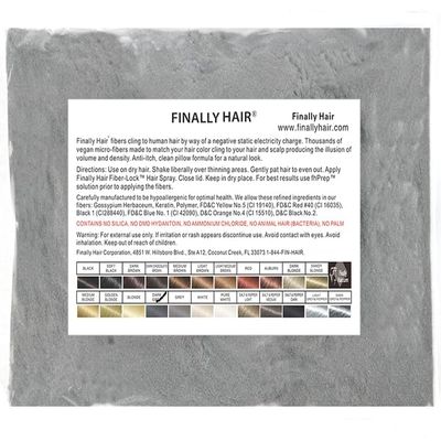 Hair Building Fibers 57 Grams. Highest Grade Refill That You Can Use for Your Bottles From Competitors Like Toppik?, Xfusion?, Miracle Hair? (Dark Grey)